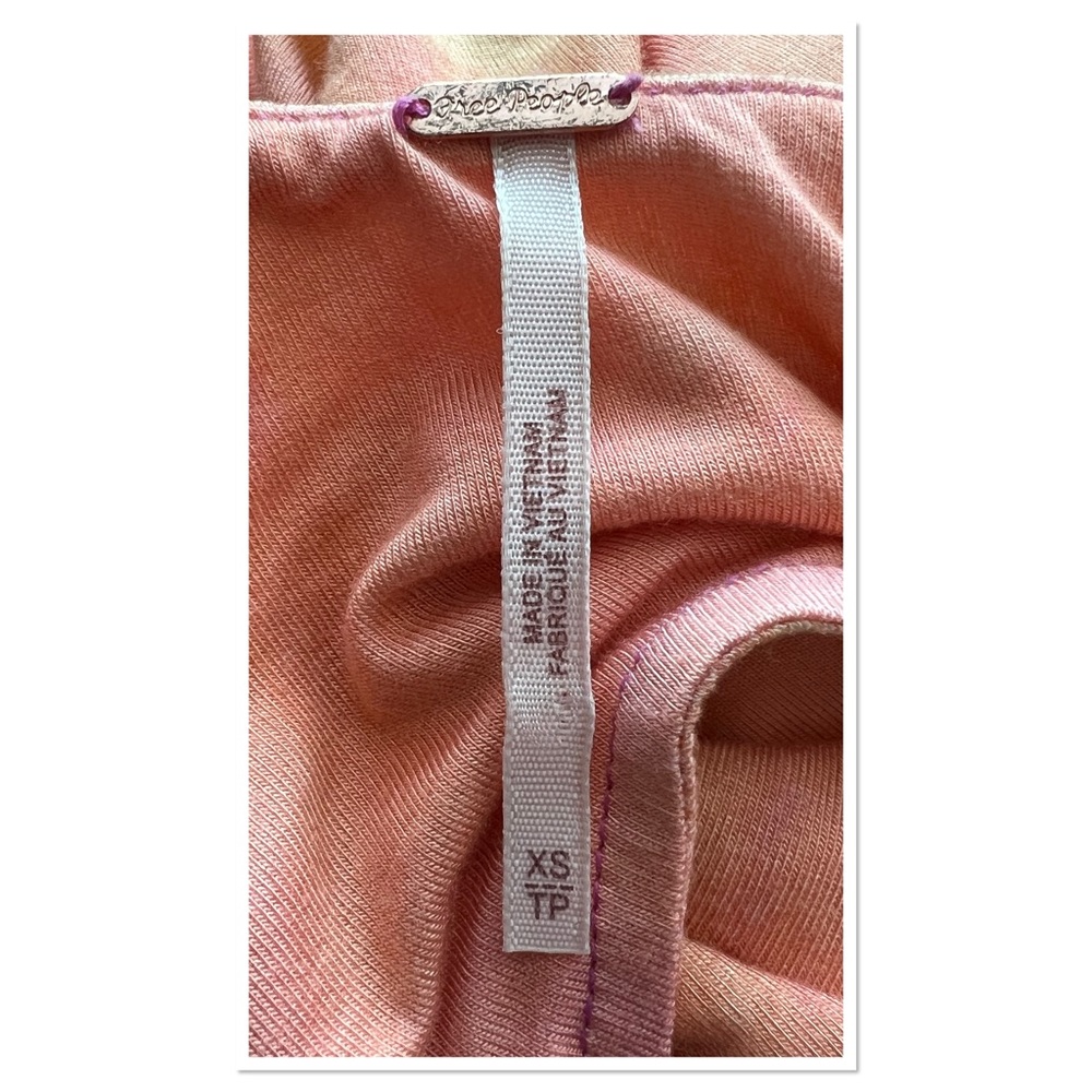 Free People Cherise Midi Dress in Melon Sz XS Viscose & Elastane - Picture 10 of 11